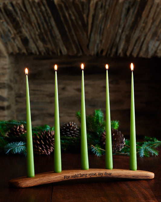 Auld Lang Syne Tapered Candle Holder